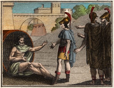 Alexander the Great Visiting Diogenes of Sinope by French School